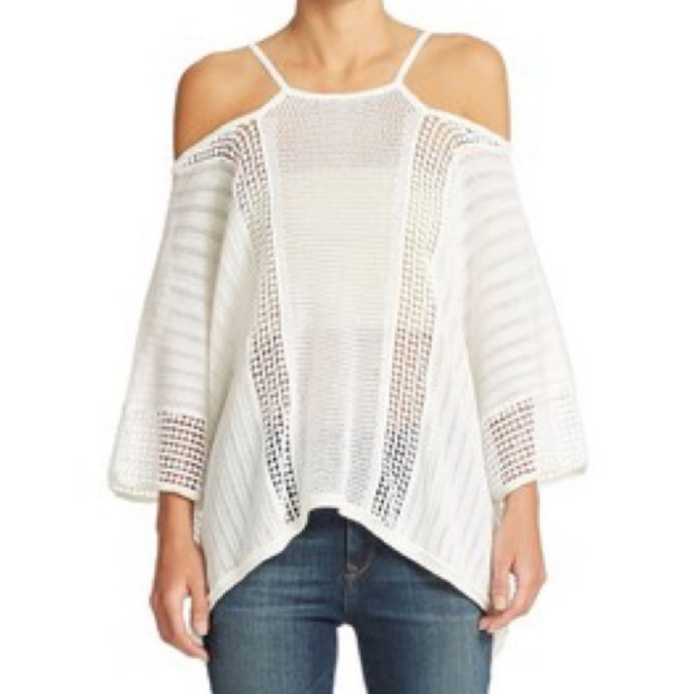 Free People Echo Pullover Small Poncho Top - Picture 1 of 4